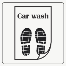 چاپ کف پایی کارواش