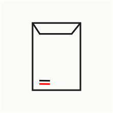 خط قالب پاکت پستی